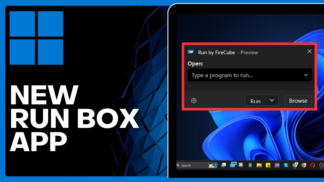 How to Install Windows New Run Box App