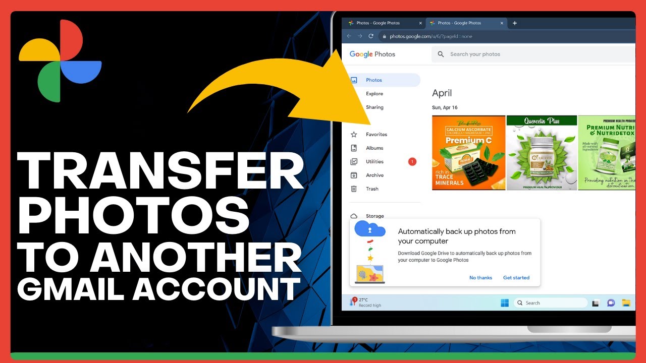 How to Transfer Google Photos to Another Gmail Account