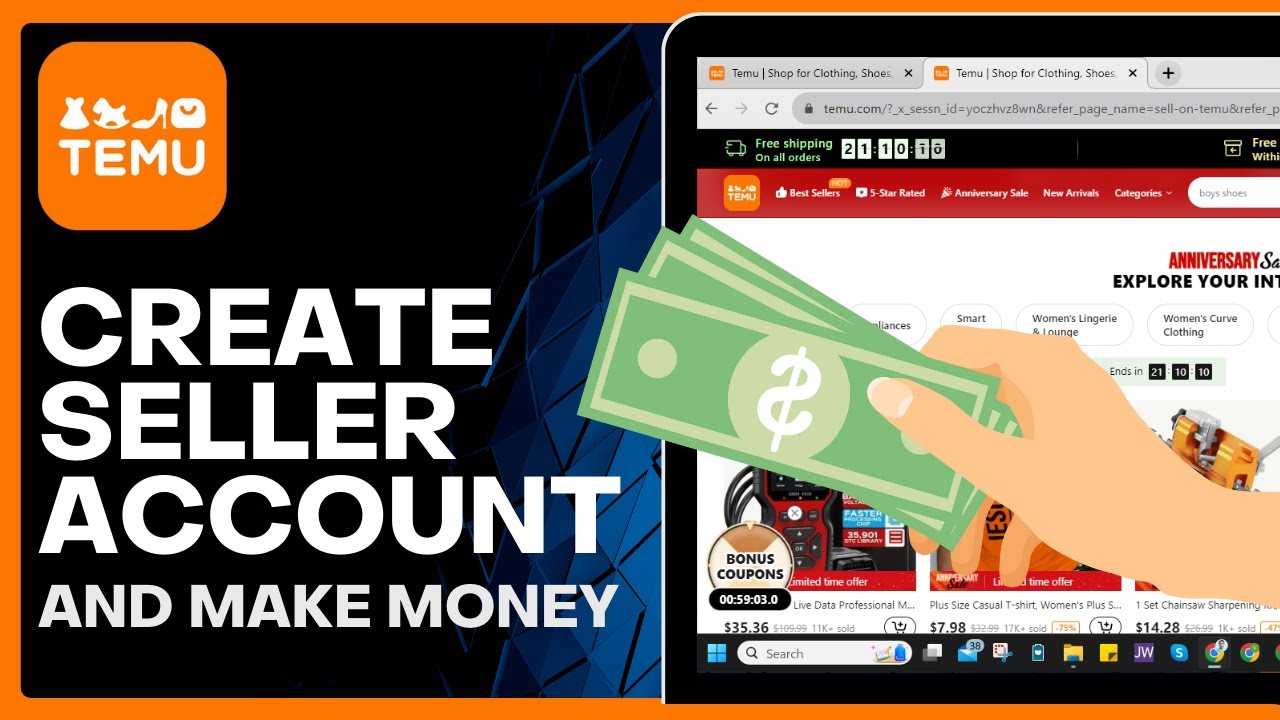 How to Create a Temu Seller Account and Make Money Online