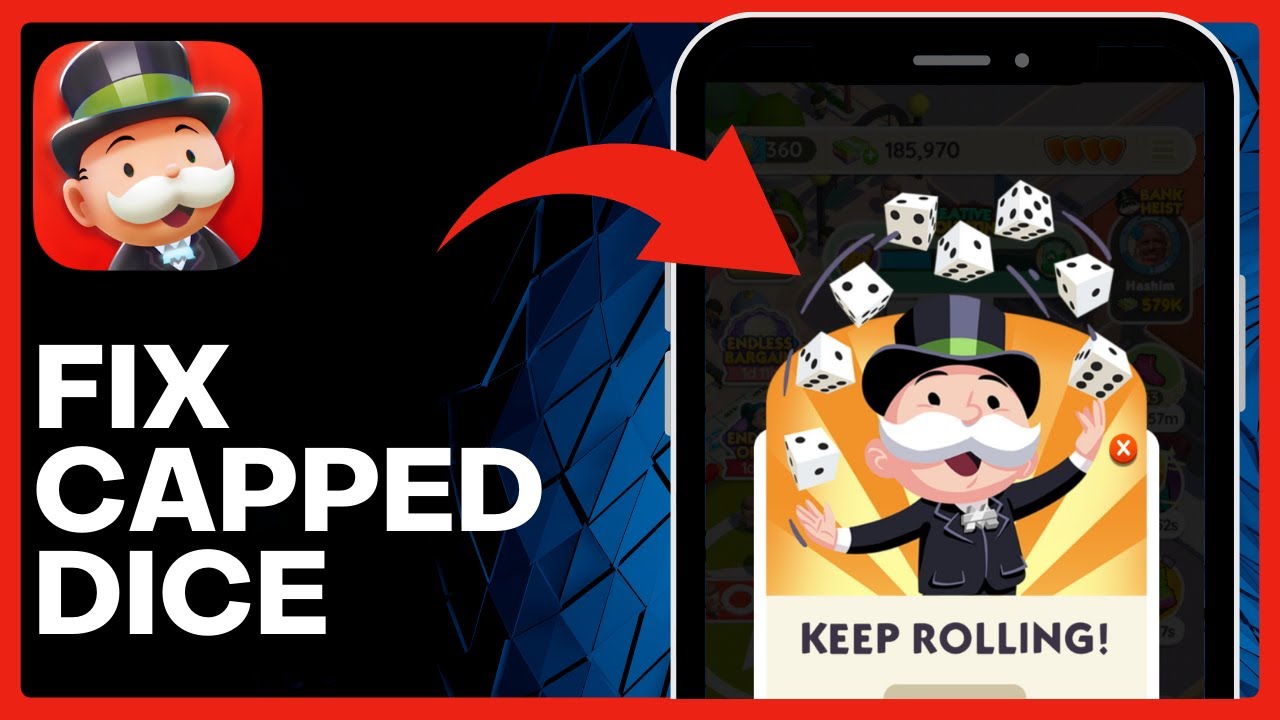 How to Fix CAPPED DICE in Monopoly GO 🎲