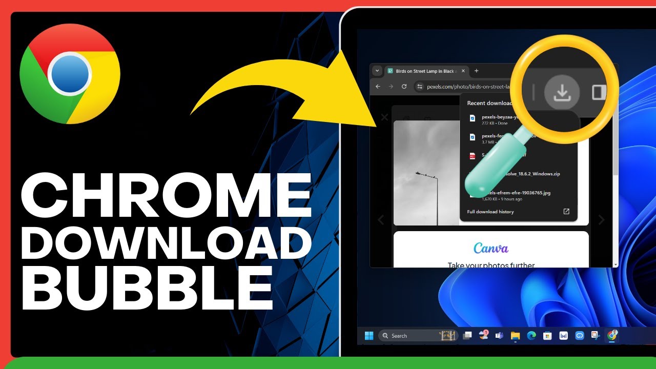 Fix Google Chrome Download Bubble NOT Showing!