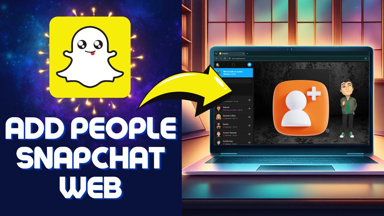 How to ADD People on Snapchat Web in 2024 (Easy Tutorial)