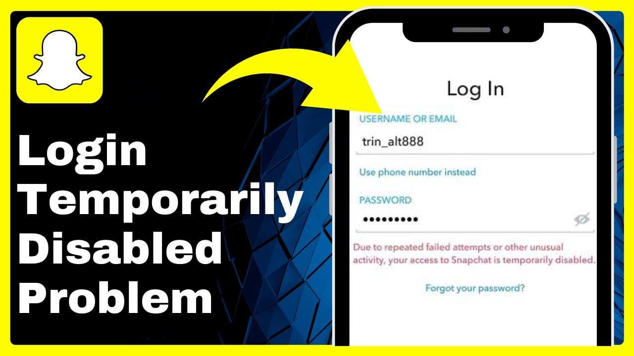 How To Fix Snapchat Login Temporarily Disabled Problem (Do This!)
