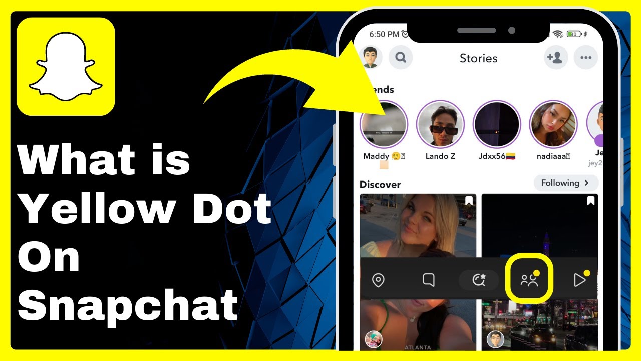 🟡 What is the Yellow Dot on Snapchat? + How to Delete Yellow Dot Snapchat.
