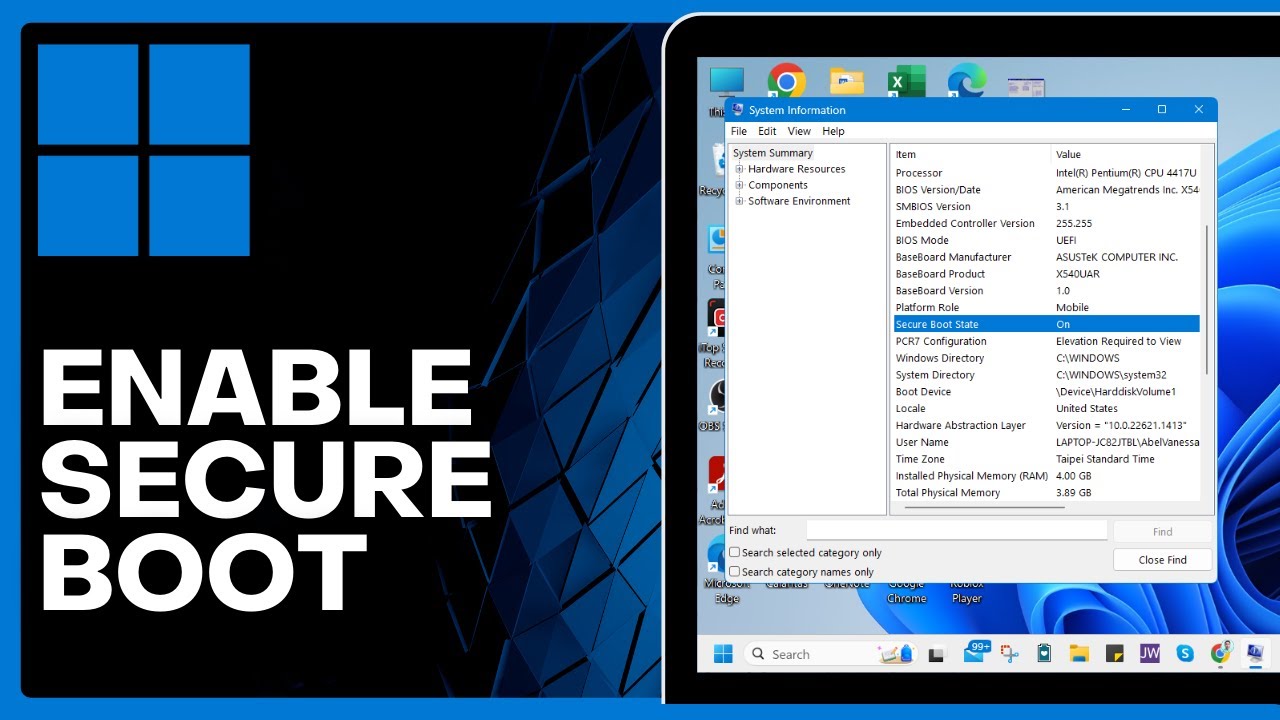 ⚙️ How To Enable Secure Boot In Windows 11