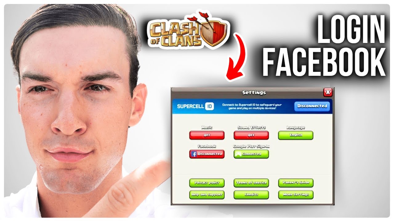 How To Login Facebook In Clash Of Clans Iphone