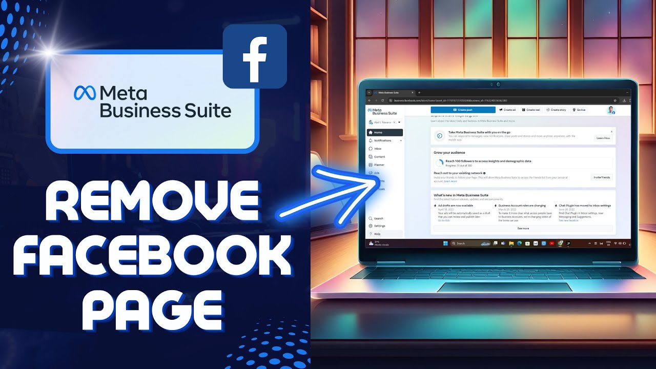 How To REMOVE Facebook Page From META Business (New 2024 Tutorial)