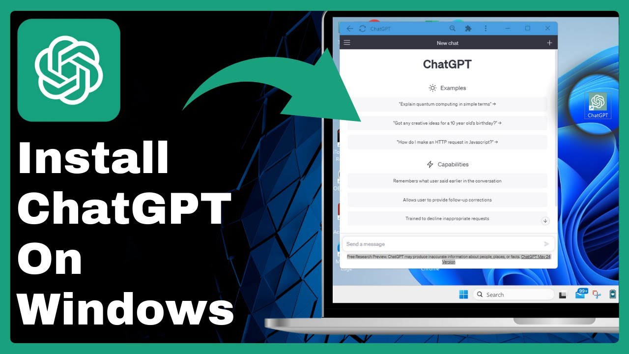 🦾 ChatGPT App for Windows PC: How to Install Chat GPT