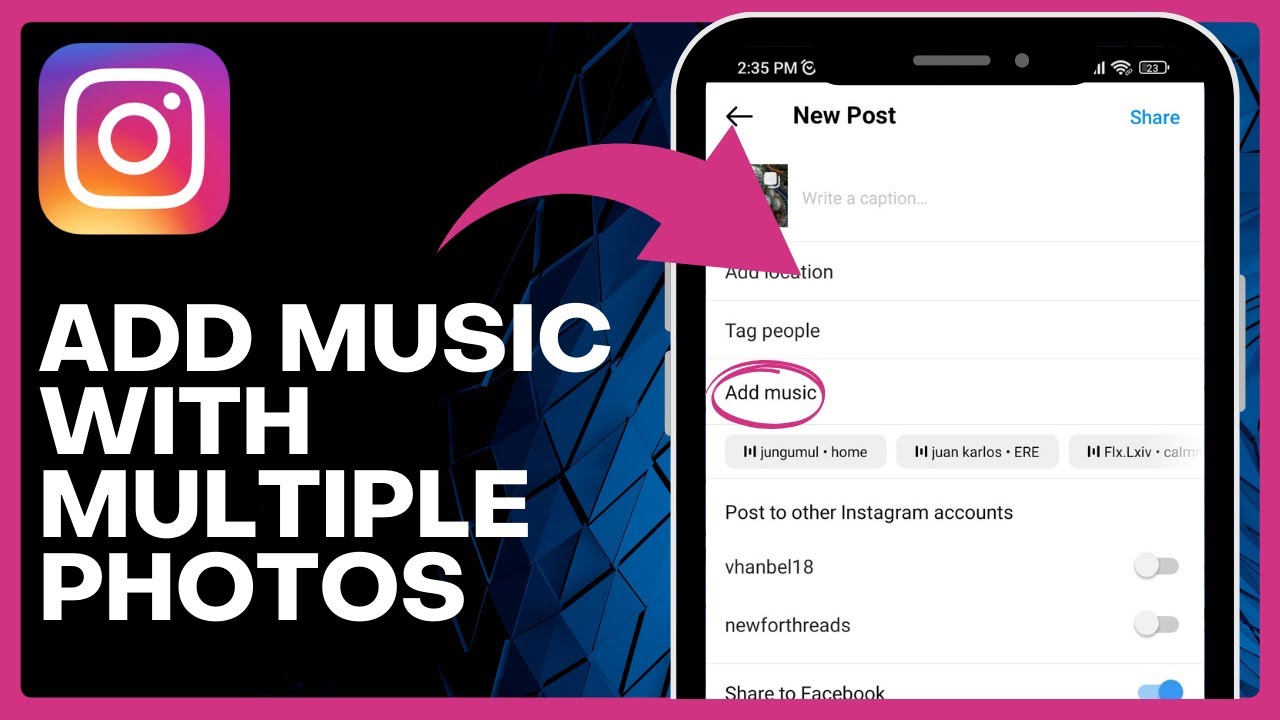 How To Add Music To Instagram Post With Multiple Photos (Easy Guide)