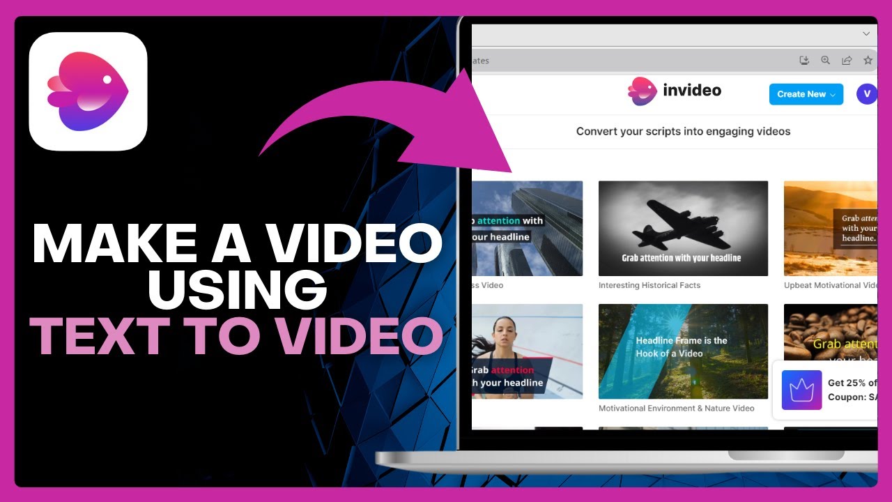 Make A Video Using Text To Video On INVIDEO With AI (Easy Guide)