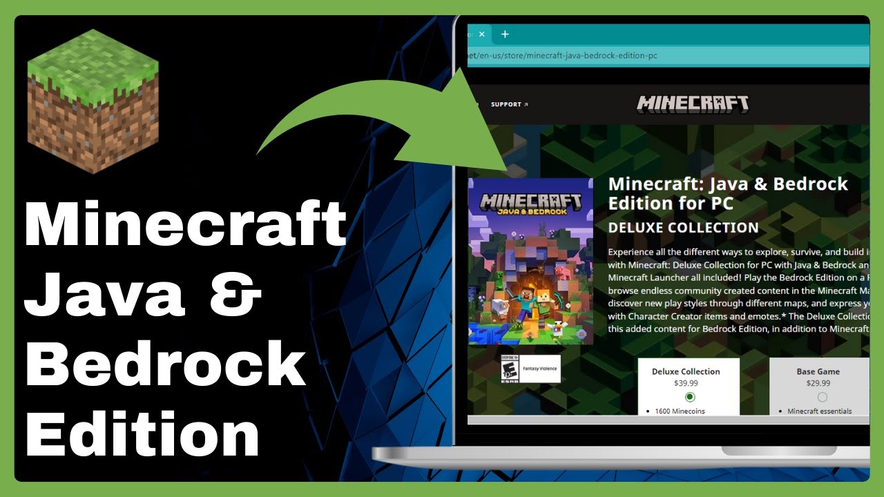 How To Buy Minecraft Java Edition & Bedrock Edition!!
