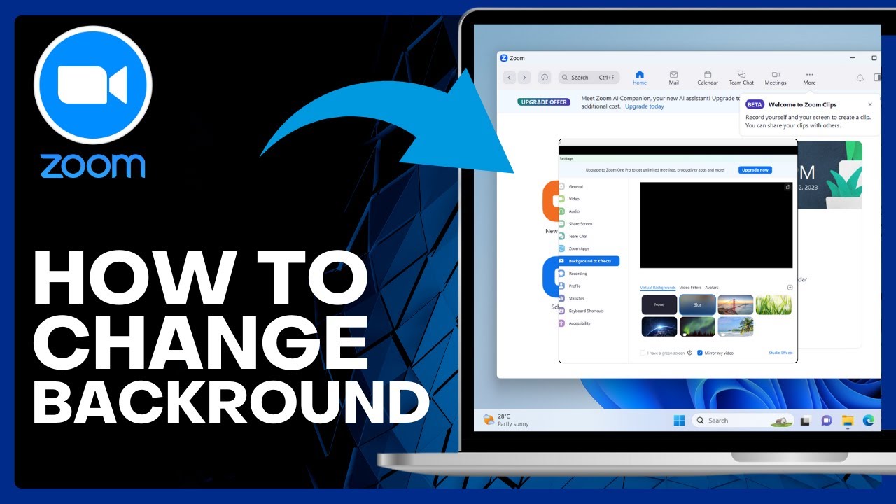 How To Change Background in Zoom App (Easy Method)